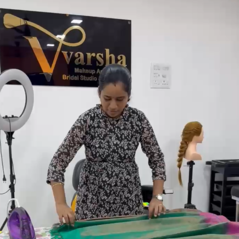Traditional Saree Draping